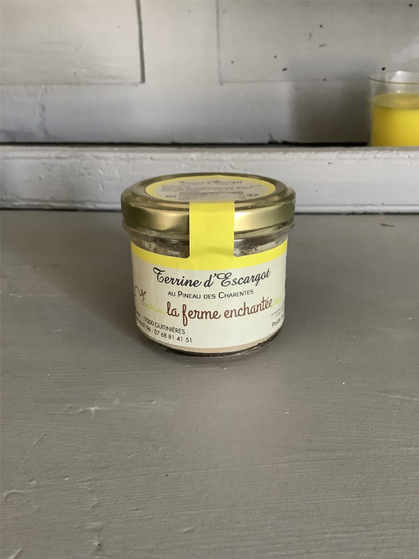 Terrine d'escargot au pineau des Charentes
